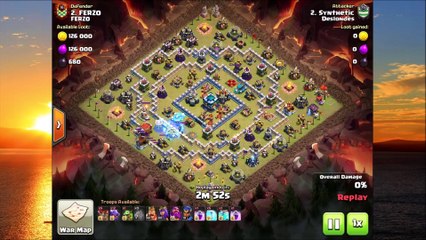 Deslondes February SC CWL War 1 - 3 star attacks