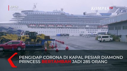 Jumlah Penderita Corona di Kapal Pesiar Diamond Princess Meningkat