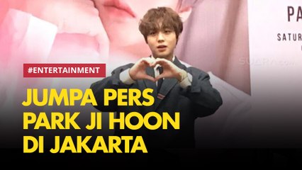 Jumpa Pers Fancon Perdana Park Ji Hoon di Jakarta