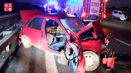 TEM Otoyolu’nda feci kaza: 2 ölü