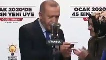 Cumhurbaşkanı Erdoğan ile vatandaşın ilginç diyaloğu