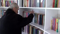 80 yaşındaki 'kitap kurdu' kitap kafenin müdavimi oldu - DENİZLİ