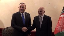 Dışişleri Bakanı Çavuşoğlu, Afganistan Cumhurbaşkanı Eşref Gani tarafından kabul edildi - MÜNİH