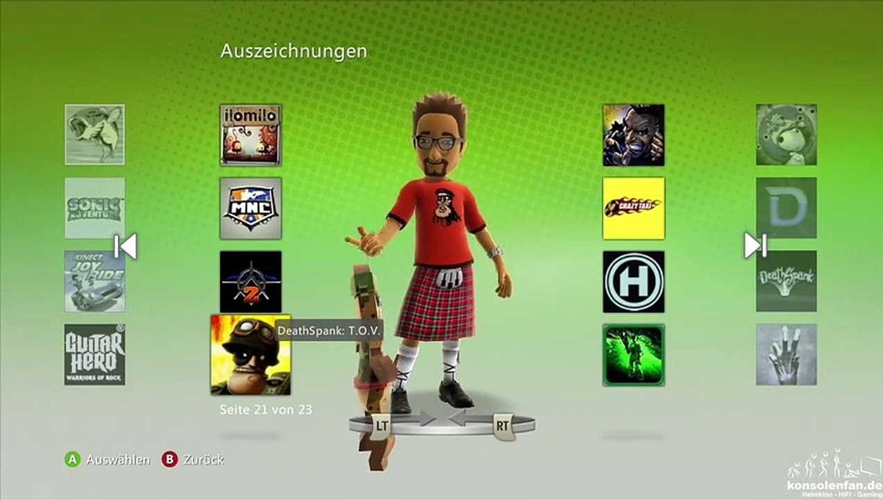 DeathSpank: Thongs Of Virtue ► Avatar Awards