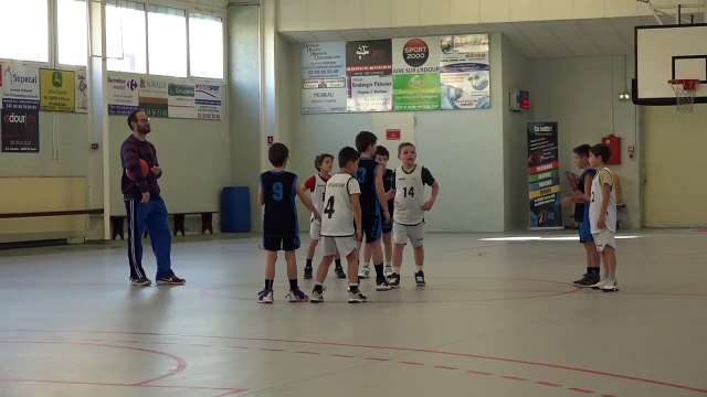 15.02.2020 U09 Mini Poussins Masculins TURSAN BASKET CHALOSSE - EYRES FARGUES COUDURES BASKET 1e Partie