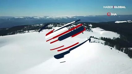 Kardüz Yaylası'nda kar kalınlığı 2.5 metreye ulaştı