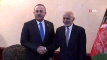 Bakan Çavuşoğlu, Afganistan Cumhurbaşkanı Gani ile görüştü