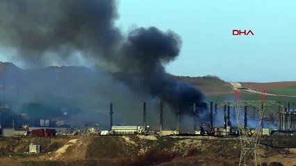 Tekirdağ’da geri dönüşüm fabrikasında yangın