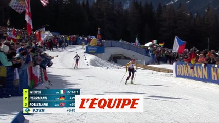 Wierer remporte la poursuite - Biathlon - Mondiaux (F)