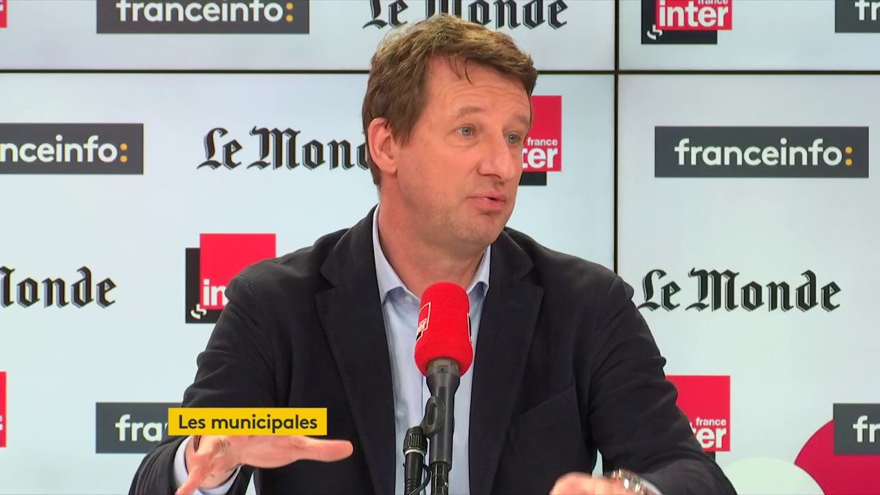Yannick Jadot, eurodéputé : "Les maires, aujourd'hui, sont les élus préférés des Français (...). Il n'y aurait pas pire que de dire que dans les élections municipales, le seul intérêt, c'est 2022."