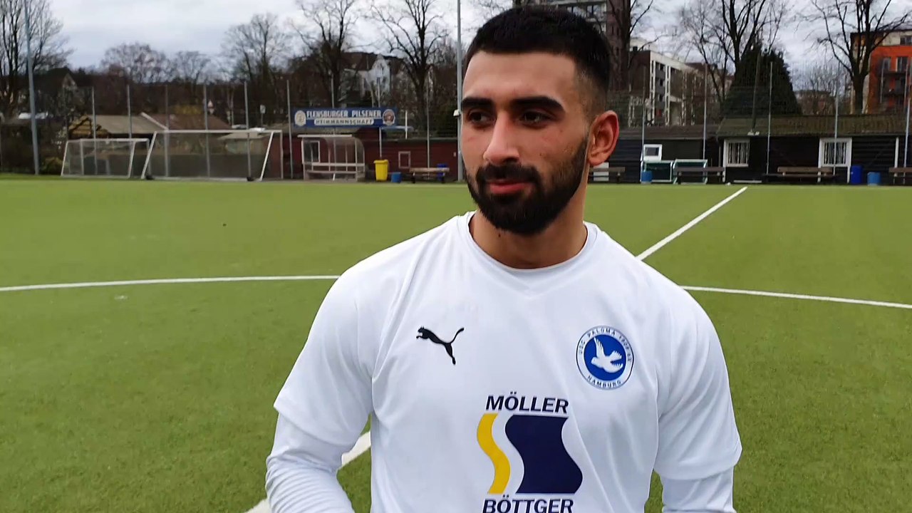 Furkan Aydin (USC Paloma) im Interview nach dem Spiel gegen Buchholz