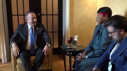 Çavuşoğlu, uluslararası ceza divanı savcısı bensouda'yı kabul etti