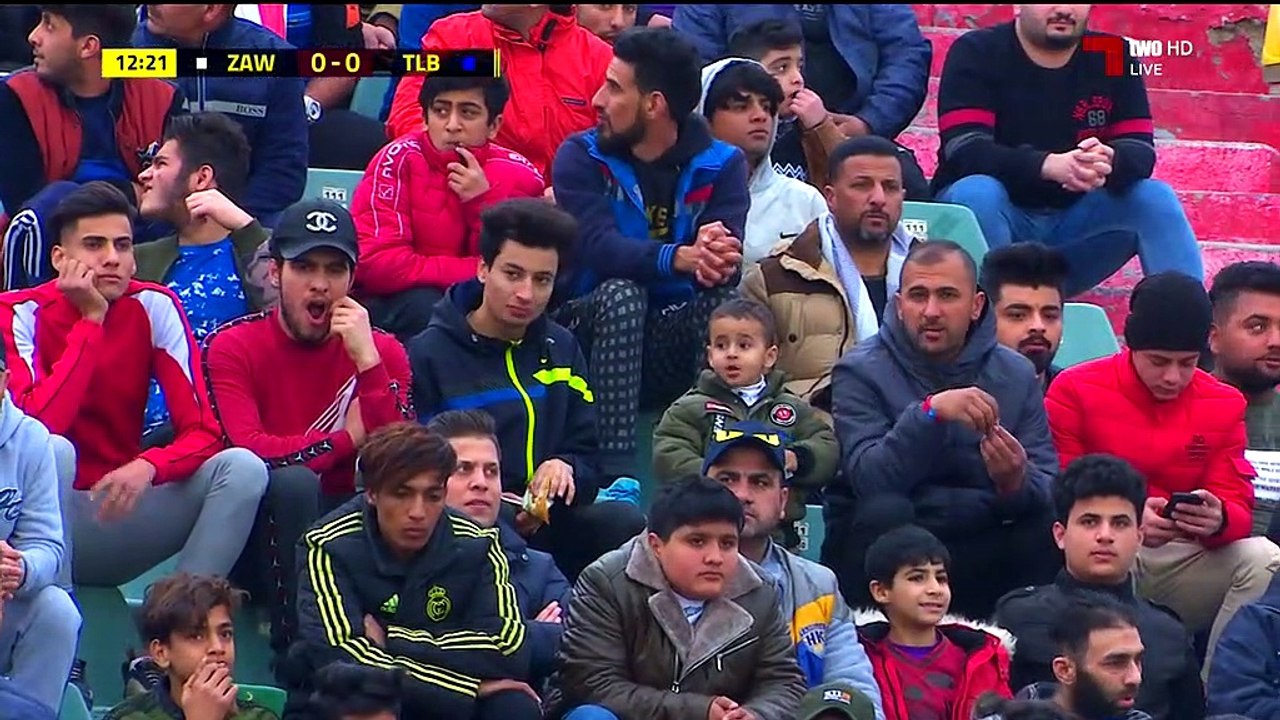 مباراه نادي الزوراء ونادي الطلبه الدوري العراقي الممتاز 16_2_2020 الشوط الاول