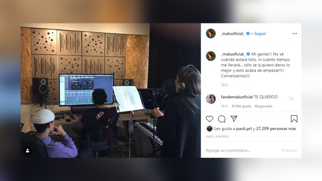 Malú comienza a grabar su nuevo disco