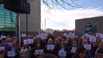 Homenaje en Pamplona a las víctimas de ETA