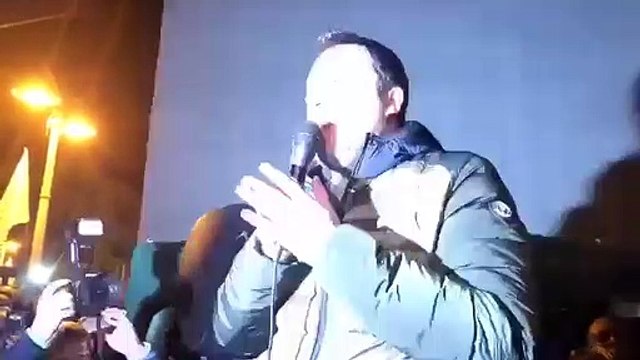 Salvini da Sedrina (Bergamo), per l’inaugurazione di una nuova sede Lega (15.02.)