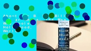 About For Books  Billion Dollar Whale: The Man Who Fooled Wall Street, Hollywood, and the World