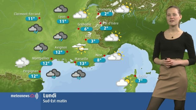 Votre météo de ce lundi 17 février : pluie et neige !