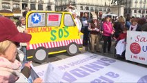 La Marea Blanca pide en Madrid mejoras en las Urgencias y Emergencias