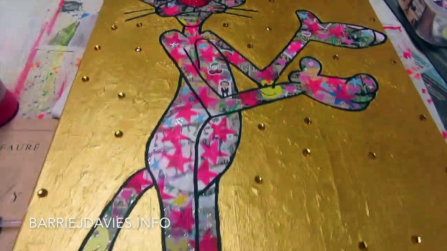 CELEBS LOVE ARTIST BARRIE J DAVIES SIGNATURE URBAN STREET ART STYLE!