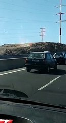 Logran retener al caballo suelto en la autopista TF-1, a su paso por Granadilla