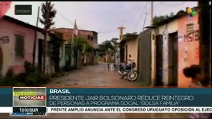 Brasil: disminuyen reintegro de personas al programa Bolsa Familia