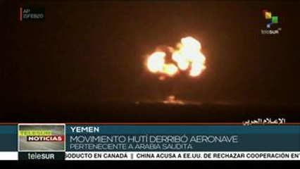 Movimiento Hutí derriba aeronave de Arabia Saudita