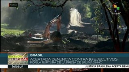 Brasil: tribunal acepta denuncia contra la minera Vale
