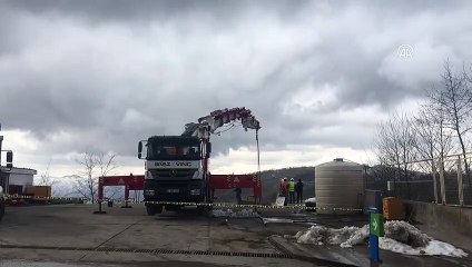 Akaryakıt istasyonunun duvarının çökmesi - ORDU