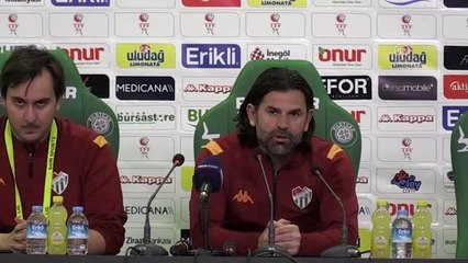 Bursaspor - Adana Demirspor  maçının ardından