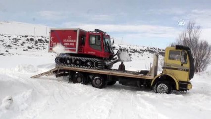Mahsur kalan sağlık ekiplerinin imdadına meslektaşları yetişti
