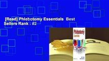 [Read] Phlebotomy Essentials  Best Sellers Rank : #2