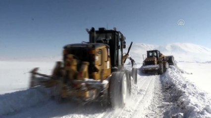 30 bin kilometre karlı yol ulaşıma açıldı - AĞRI