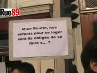 JEUDI NOIR TAPINE AU MINISTERE DU LOGEMENT