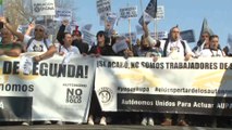 Autónomos se manifiestan en Madrid para exigir sus derechos