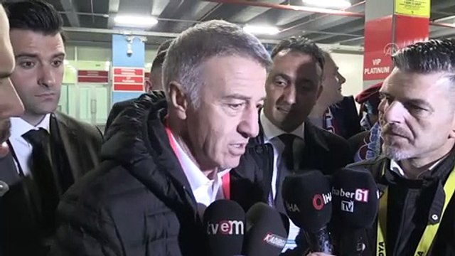 Trabzonspor - Demir Grup Sivasspor maçının ardından - Ahmet Ağaoğlu - TRABZON
