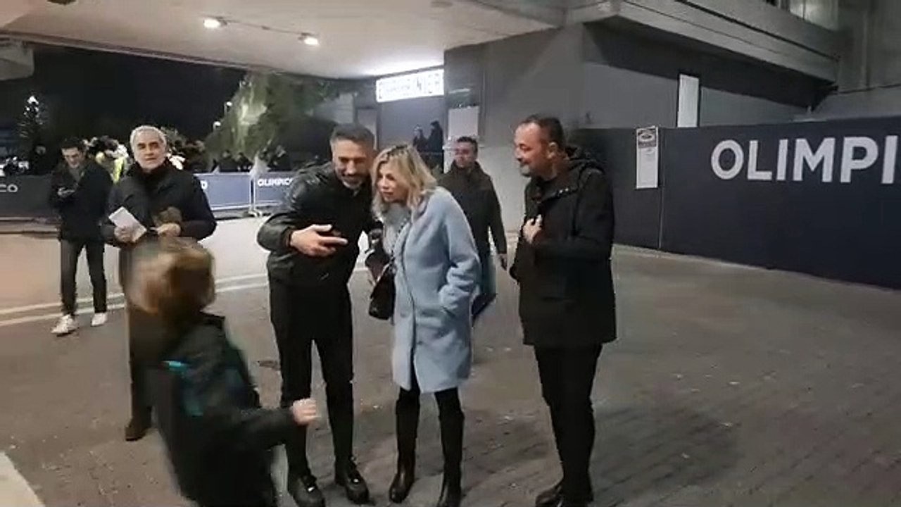 Gaia Inzaghi nel pre-partita di Lazio-Inter