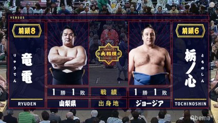 Ryuden vs Tochinoshin - Hatsu 2020, Makuuchi - Day 3