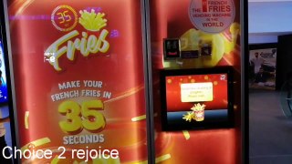 The First French Fries Vending Machine In The World |Make your Fries in 35 Seconds |