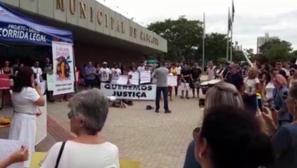 Feminicídio: ato é realizado em frente à Prefeitura de Cascavel