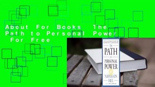 About For Books  The Path to Personal Power  For Free
