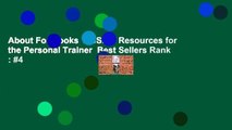 About For Books  ACSM's Resources for the Personal Trainer  Best Sellers Rank : #4