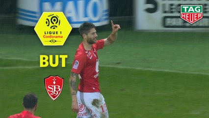 But Paul LASNE (20ème) / Stade Brestois 29 - AS Saint-Etienne - (3-2) - (BREST-ASSE) / 2019-20