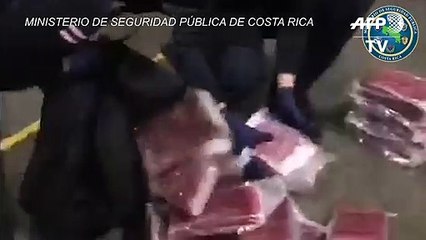 La policía de Costa Rica hace la mayor incautación de droga de su historia