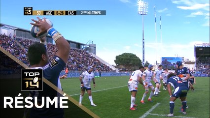 TOP 14 - Résumé : Agen-Castres: 24-43 - J15 - Saison 2019/2020