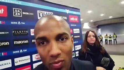 Lazio - Inter: Ashely Young in mixed zone