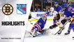NHL Highlights | Bruins @ Rangers 2/16/20