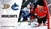 NHL Highlights | Ducks @ Canucks 2/16/20