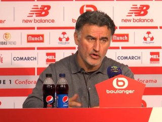 25e j. - Galtier : "Je suis déçu, car pendant 1h, on a fait un bon match"