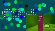 Full version  Zagat 2020 New York City Restaurants: Special 40th Anniversary Edition  For Free